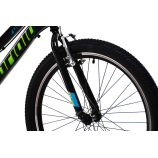 Capriolo Diavolo 400 24" gyerek kerékpár Fekete-Zöld