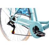 Capriolo Diana 6 sebességes női városi kerékpár 20" Türkiz 