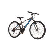 KPC FluoBike Flash VILÁGÍTÓS 24 grafit-kék fluoreszkáló gyermek kerékpár