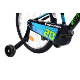 Capriolo Diavolo 20 gyerek kerékpár Fekete-Kék-Zöld