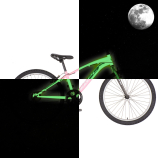 KPC FluoBike Bloom VILÁGÍTÓS 24 rózsaszín fluoreszkáló gyermek kerékpár