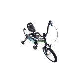 Capriolo Diavolo 16 gyerek kerékpár Fekete-Zöld