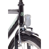 Csepel Budapest férfi 21" kontrás városi kerékpár Fekete 2024