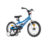 KPC FluoBike Police szirénás VILÁGÍTÓS 16 kék fluoreszkáló gyermek kerékpár