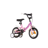 KPC FluoBike Kitty cicás VILÁGÍTÓS 12 rózsaszín fluoreszkáló gyermek kerékpár