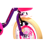 Adria Fantasy 16 hercegnős gyerek kerékpár Lila-Rózsaszín-Krém