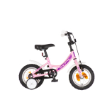 KPC FluoBike Kitty cicás VILÁGÍTÓS 12 rózsaszín fluoreszkáló gyermek kerékpár