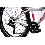 Capriolo Diavolo 400 24" gyerek kerékpár Fehér-Pink