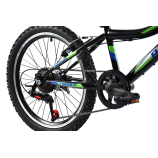 Adria Stinger 20" gyerek kerékpár Fekete-Zöld
