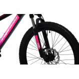 Capriolo LC KID 240 24" gyerek kerékpár Fekete-Pink