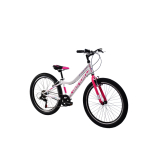 Capriolo Diavolo 400 24" gyerek kerékpár Fehér-Pink 2025