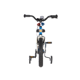 KPC FluoBike Police szirénás VILÁGÍTÓS 16 kék fluoreszkáló gyermek kerékpár