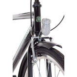 Csepel Budapest férfi 21" agyváltós városi kerékpár Fekete 2024