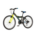 Venssini Parma 24 gyerek kerékpár Fekete-Sárga