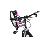 Capriolo Diavolo 400 24" gyerek kerékpár Grafit-Rózsaszín