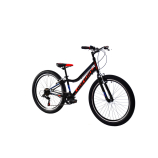Capriolo Diavolo 400 24" gyerek kerékpár Fekete-Piros