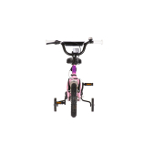 KPC FluoBike Kitty cicás VILÁGÍTÓS 12 rózsaszín fluoreszkáló gyermek kerékpár