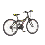 Venssini Parma 24 gyerek kerékpár Grafit-Piros