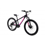 Capriolo LC KID 240 24" gyerek kerékpár Fekete-Pink