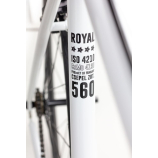 Csepel Royal 4* férfi fixi kerékpár 52 cm Fehér