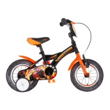 Visitor Monster Truck 12 gyerek kerékpár fekete-narancs