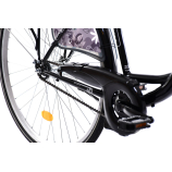 Capriolo Diana 1 sebességes női kontrás városi kerékpár 20" Fekete