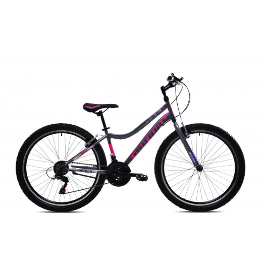 Capriolo Diavolo 600 26" lányka MTB kerékpár 14" Grafit-Lila