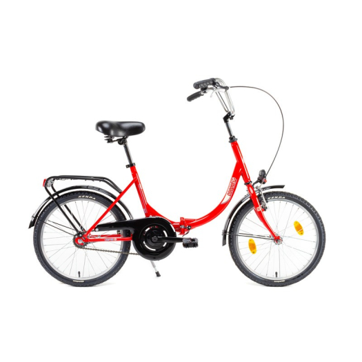 Csepel Camping agyváltós összecsukható kerékpár Piros