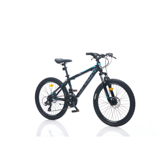 Corelli Felix 2.2 24 MTB gyerek könnyűvázas kerékpár Fekete-Kék