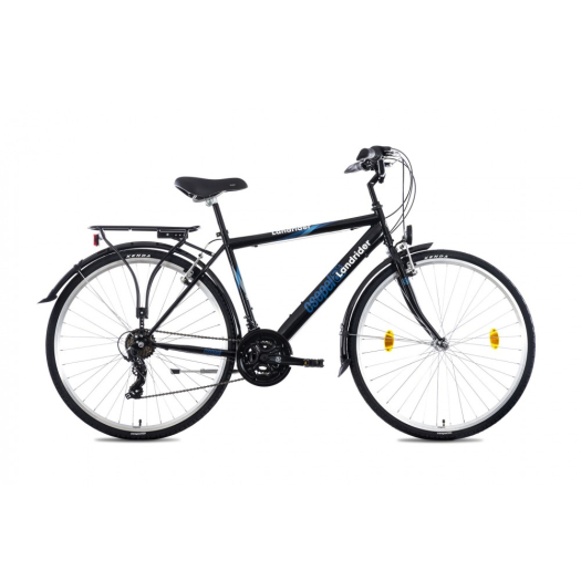 Csepel Landrider férfi 21 seb. trekking kerékpár 23" Fekete