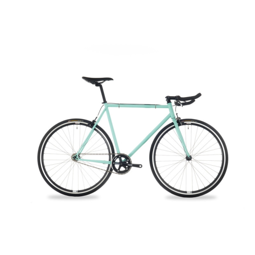 Csepel Royal 4* Cro-Mo férfi fixi kerékpár 52 cm Türkiz
