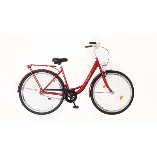 Neuzer Balaton 28 3 seb. városi kerékpár Bordó