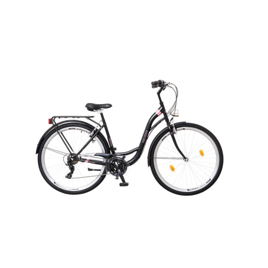 Neuzer Ravenna 30 női trekking kerékpár Fekete