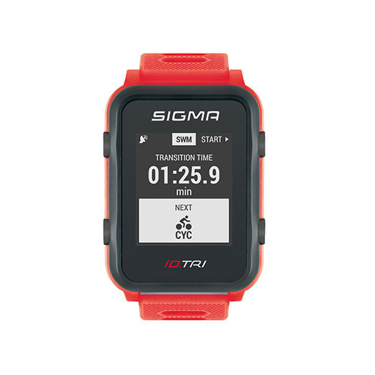 Sigma ID.Tri pulzusmérő neon piros