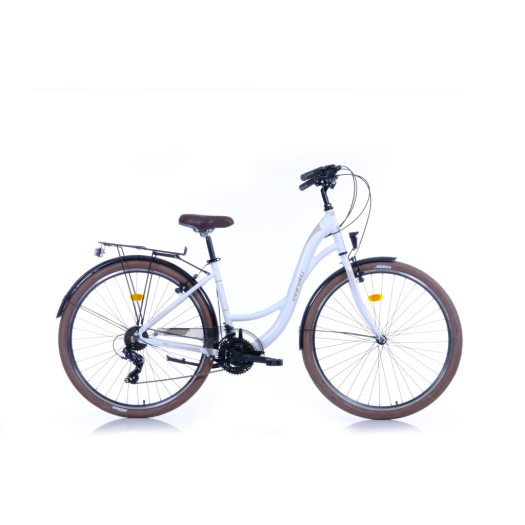 Corelli Glowie 28 könnyűvázas női trekking kerékpár 48 cm Fehér