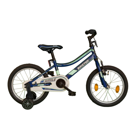 Biketek Smile fiú 16 gyermek kerékpár kék
