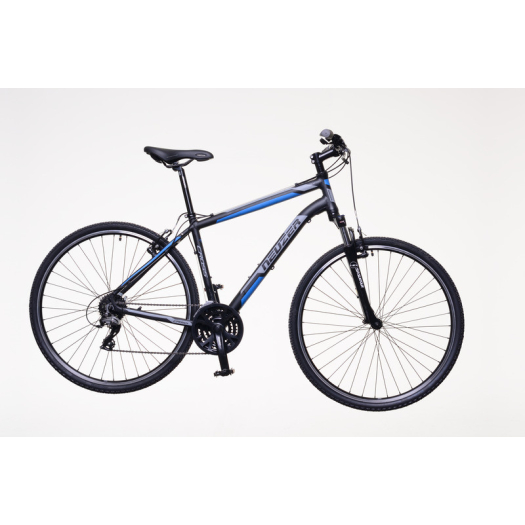 Neuzer X200 férfi 21" crosstrekking kerékpár Fekete-Kék