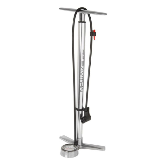 M-Wave Air Flow nyomásmérős műhelypumpa ezüst
