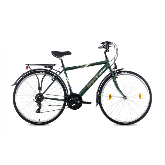 Csepel Landrider férfi 21 seb. trekking kerékpár 19" Sötétzöld