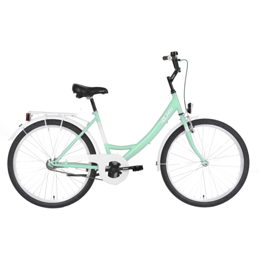 Koliken Jázmin 26 kontrás városi kerékpár Zöld