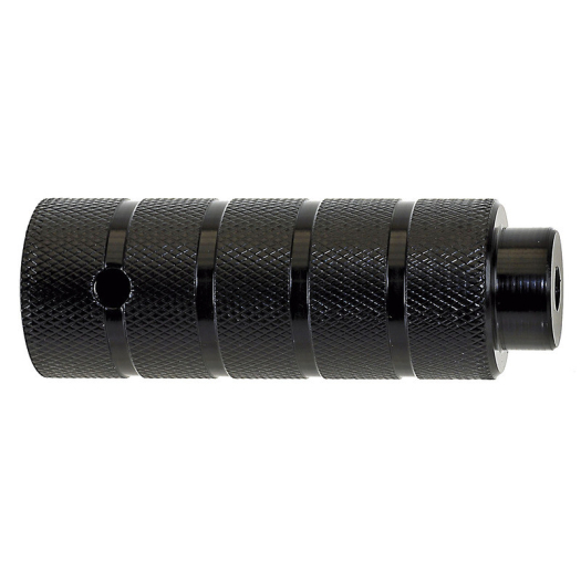 Csepel 110x38mm 3/8" acél kilépő fekete