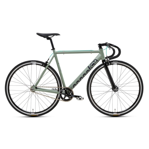 Csepel Royal ALU férfi fixi kerékpár 60 cm Khaki