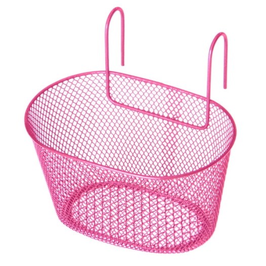 BikeTrade akasztós pink gyermek kosár