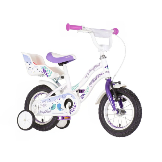 Visitor Songbird 12 fehér madárkás gyerek kerékpár