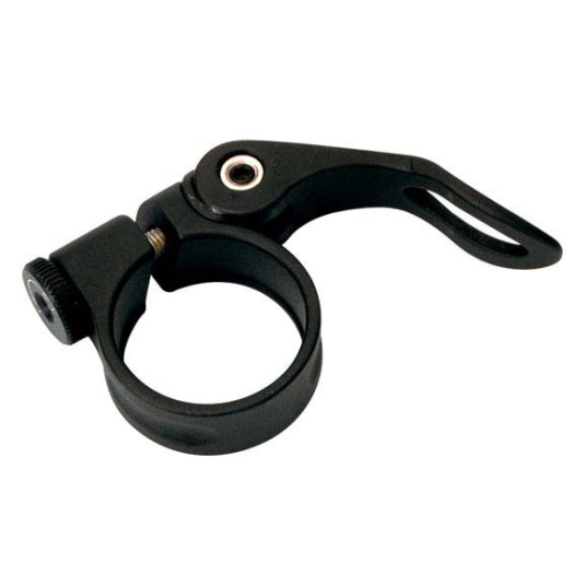 Longus fekete gyz nyeregcső bilincs (34.9 mm)