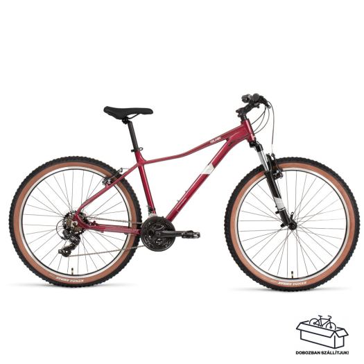 Koliken Selora 27,5" női MTB kerékpár L Bordó