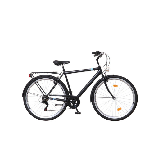 Neuzer Ravenna 6 férfi 19" trekking kerékpár Fekete