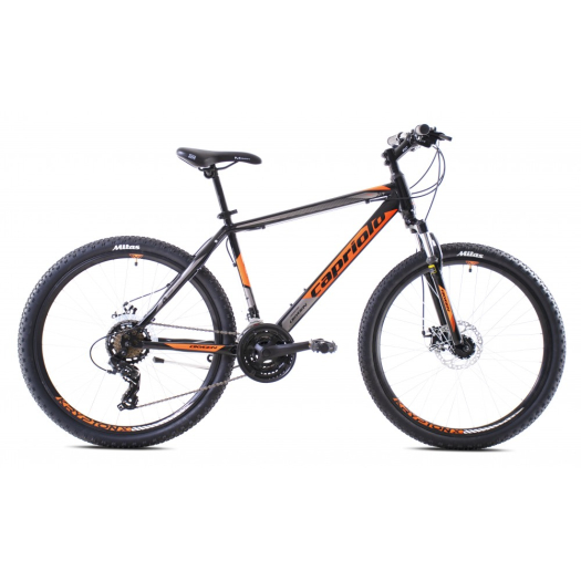 Capriolo Oxigen 26" férfi MTB kerékpár 20" Fekete-Narancs