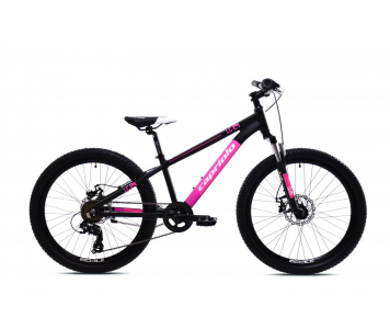 Capriolo LC KID 240 24" gyerek kerékpár Fekete-Pink