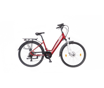 Neuzer Sorrento 19 női pedelec kerékpár Piros